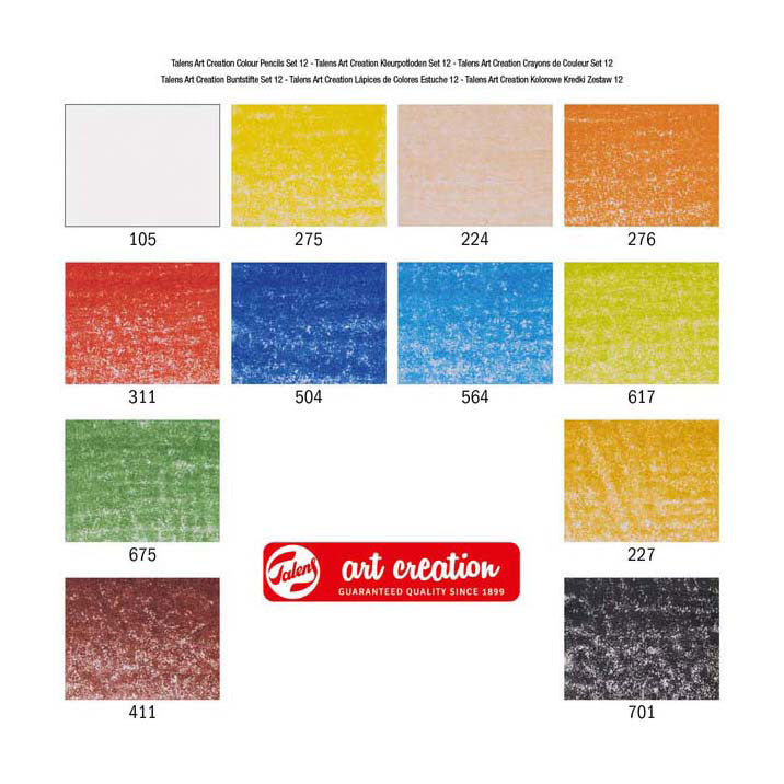 Talens Art Creation colorato matite set 12