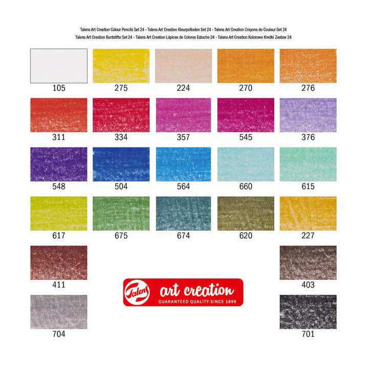 Talens art creation färgpennor set 24
