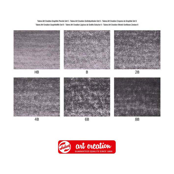 Talens Art Creation Graphite svinčniki Set 6