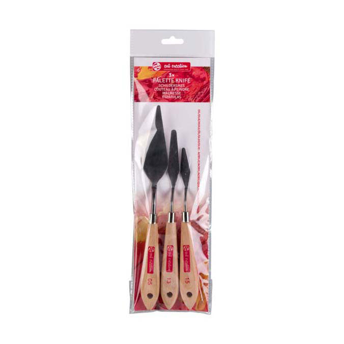 Talens art creation set of 3 painting knives