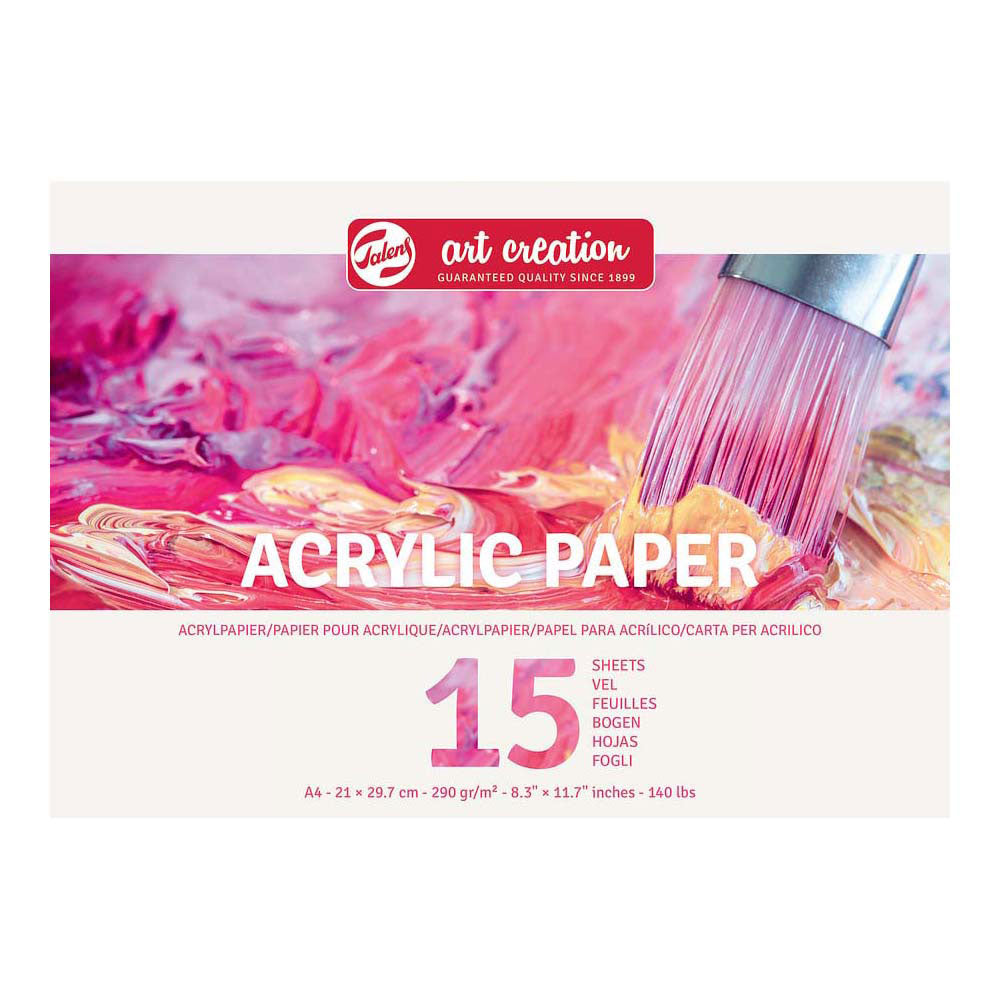 Talens Art Creation Acrylic paper A4 290 G 15 sheets