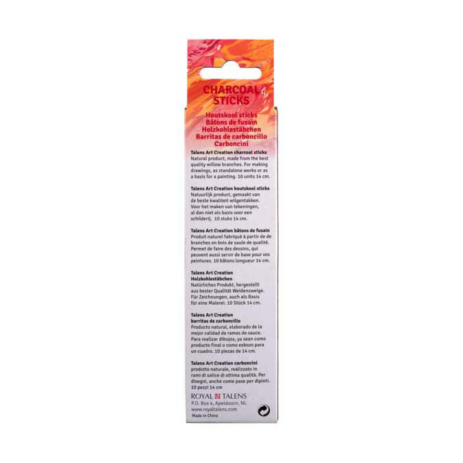 Talens Art Creation Charcoal Sticks, 10st.