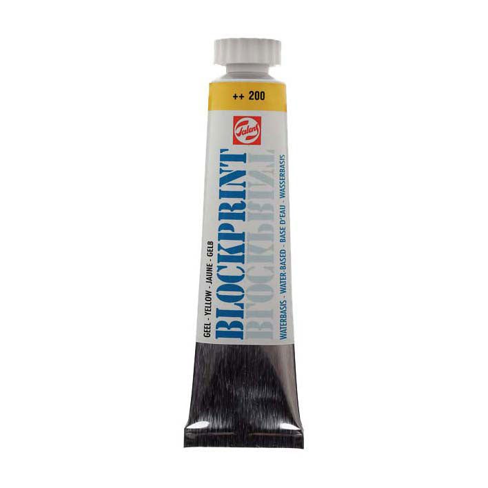 Talens blockprint tub 20ml gul 200