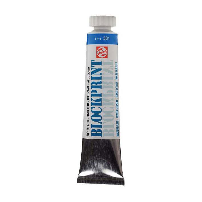 Talens Blockprint Tube 20 ml lyseblå 501