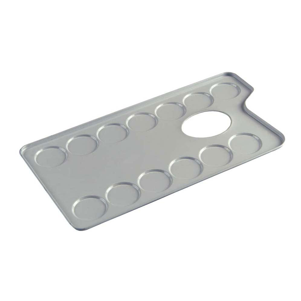 Talens Metallpalette rechteckig 10,6x20cm