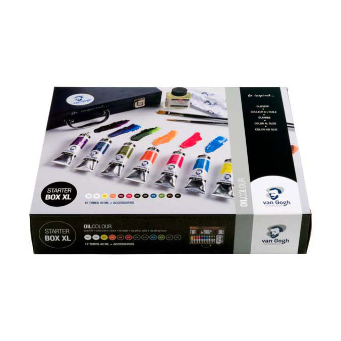 Bruynzeel van Gogh Öl Startersbox XL, 12x40ml und Zubehör