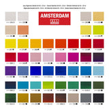 Bruynzeel amsterdam standardserie akrylfärg allmänt urval set 20ml, 48st.