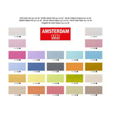 Bruynzeel Amsterdam standard serie akrylmaling myke farger sett 20ml, 24 stk.