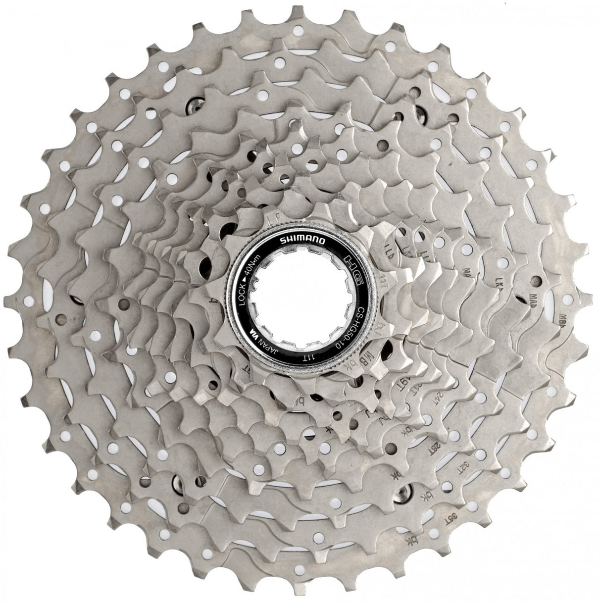 Shimano Cassette CS-HG50 10 Velocidade 11-36T (10 peças na embalagem da oficina)