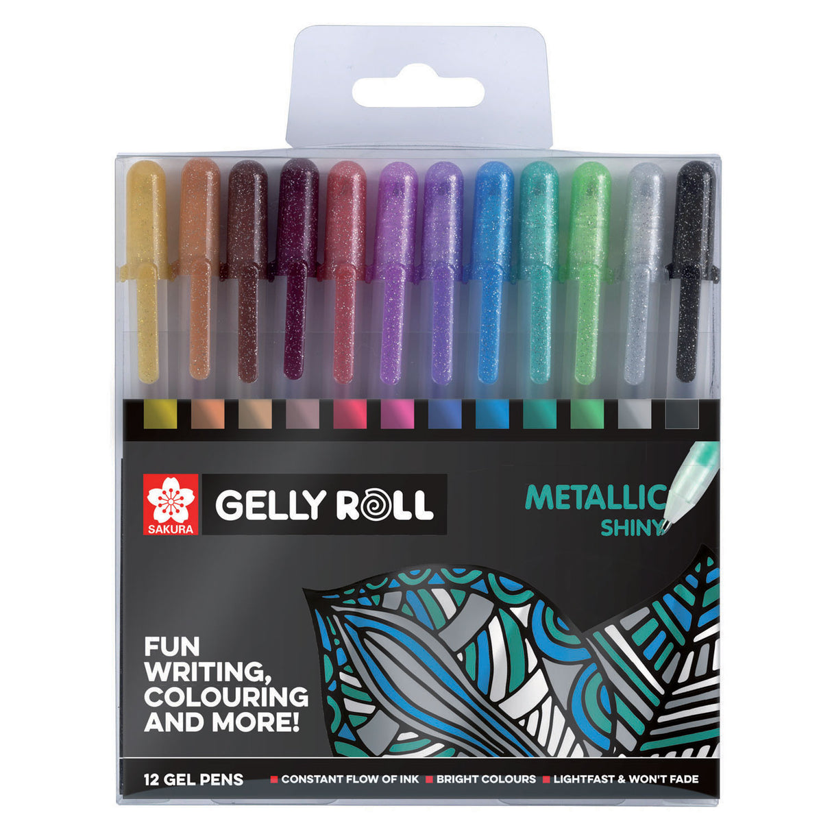 Sakura Gelly rollt Metallic, 12st.