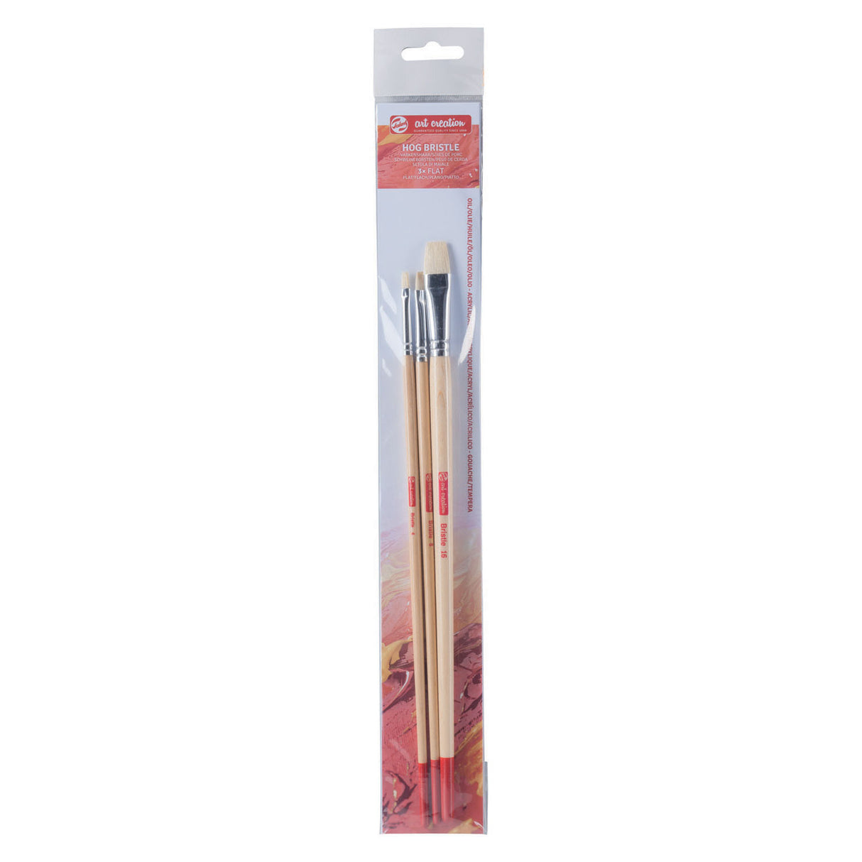 Talens Brush Set piatto, 3 °.