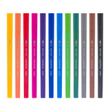 Bruynzeel Fineliner Brushpennen, 12.