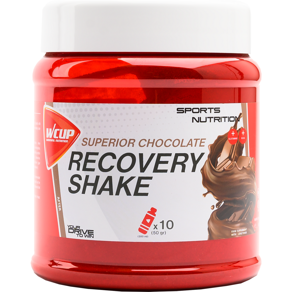 WCUP - Recovery Shake Superior Chocolate 500 grams