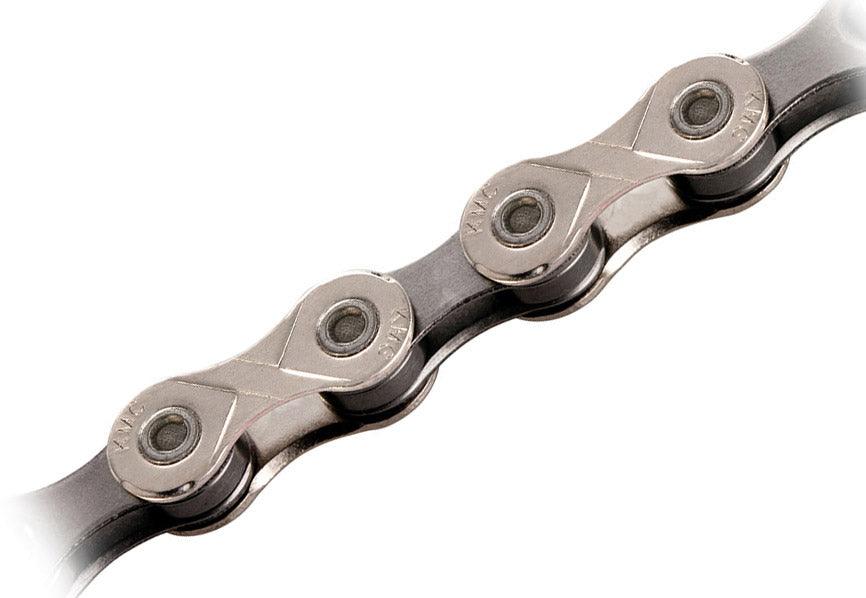KM C X10-93 Bicycle chain 10 Speed ​​1 2x11 128 114 SIZELS SILVER GRAY OEM
