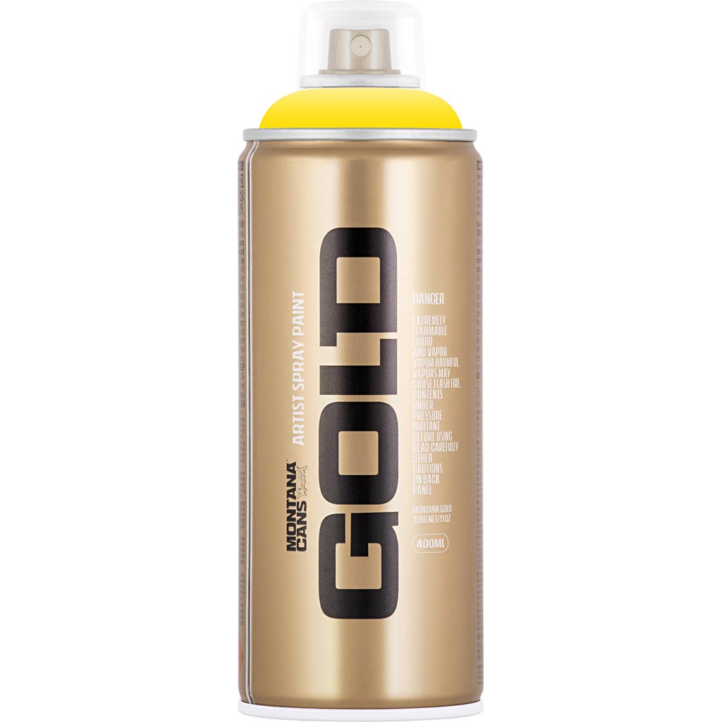 Montana spray verf, geel, 400 ml 1 doosje