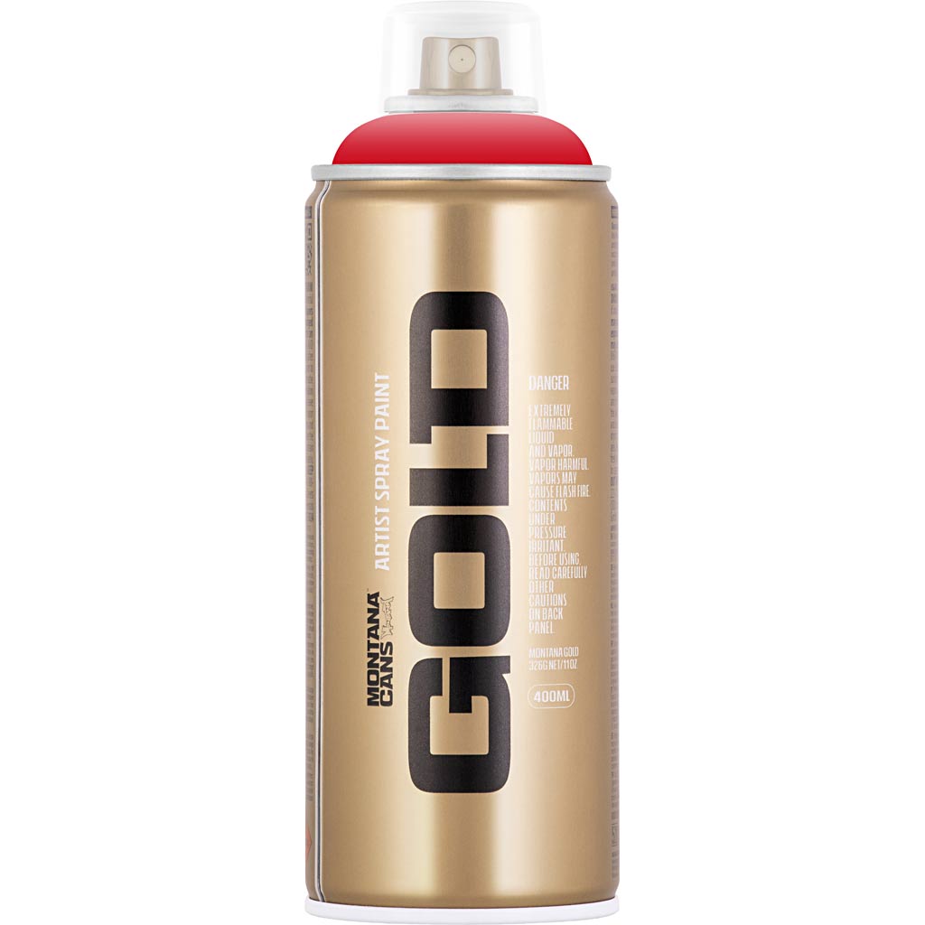 Montana spray verf, rood, 400 ml 1 doosje