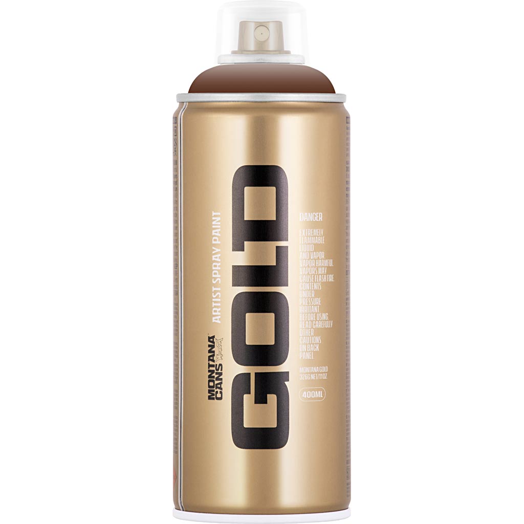 Montana spray verf, bruin, 400 ml 1 doosje