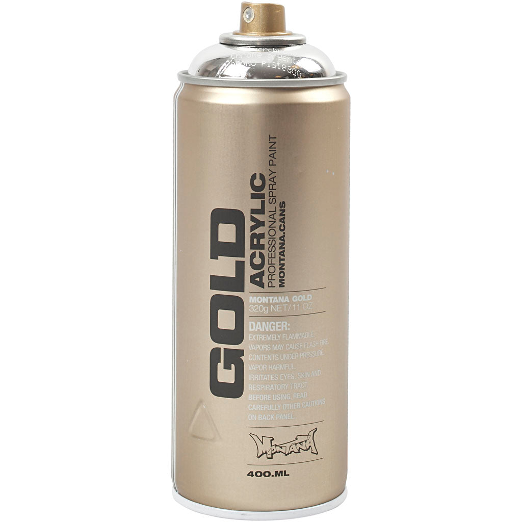 Montana spray verf, zilver, 400 ml 1 doosje
