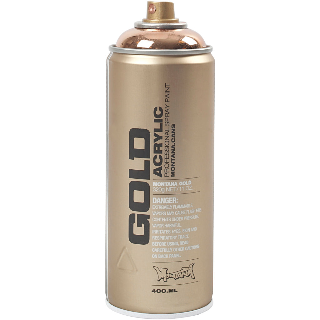 Montana spray verf, koper, 400 ml 1 doosje