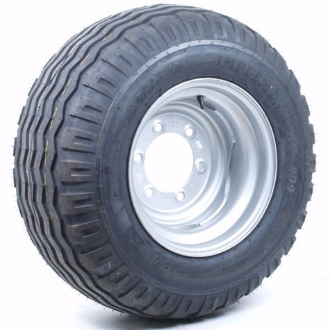 Complete wheel 15.0 55-17 6-hole