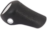 Gazelle Handle cap Recht Basic 88 mm - Black with white piping