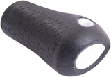 Gazelle Handle cap Recht Basic 88 mm - Black with white piping