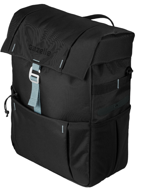 Gazelle Single Bicycle Bag - Olive s černým světlem