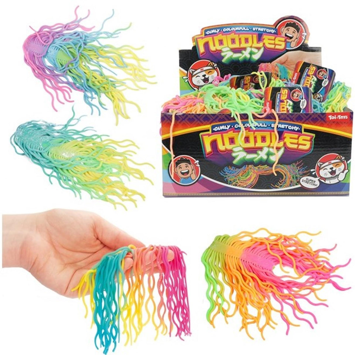 Toi-toys toi toys noodles curly colorful rekbaar