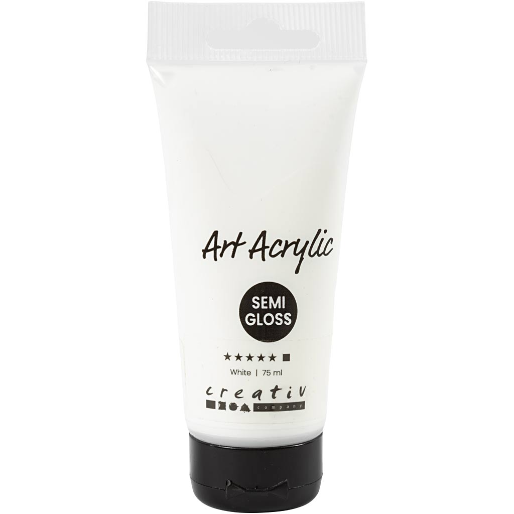 Creativ Company Pigment Art Acrylic paint Titanium White, 75ml