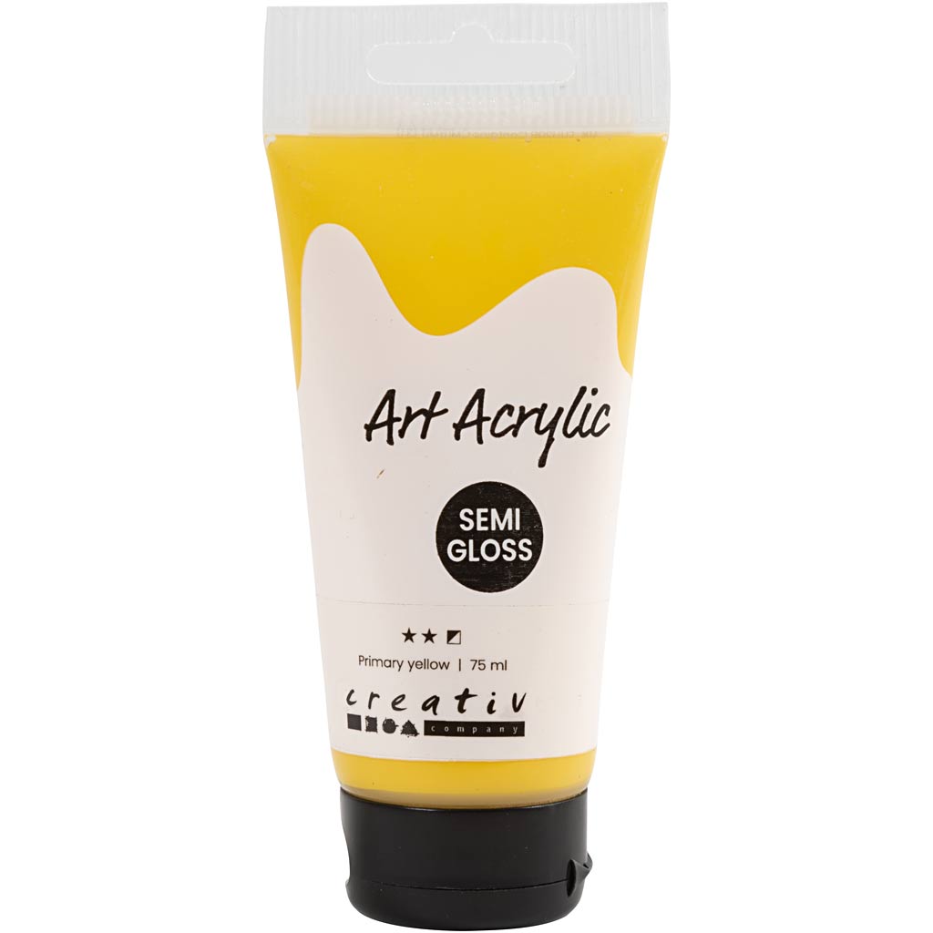 Creativ Company Pigment Art Acrylic paint yellow, 75ml