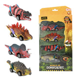 World of Dinosaurs Dino Pullback Car, 4 pcs.
