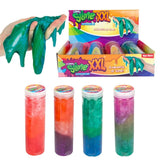 Glitter slime shiny in tube