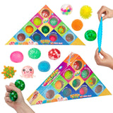 Toi-toys fun squeeze balls -sensory triangle- 5cm 10pcs