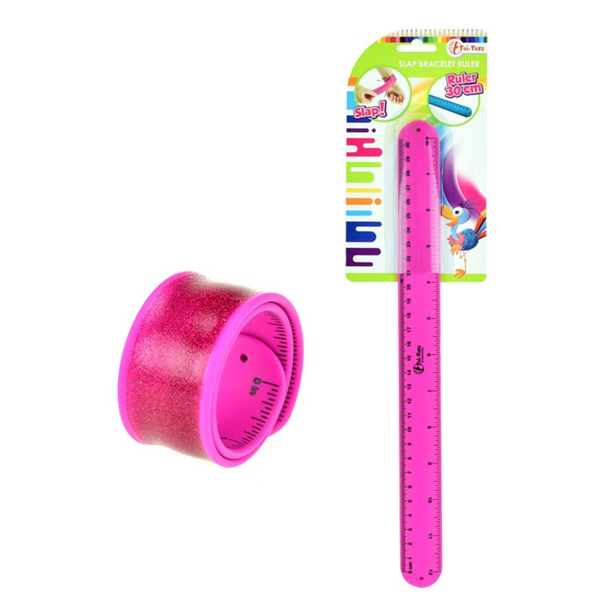 Toi-toys toi toys klaparmband liniaal roze