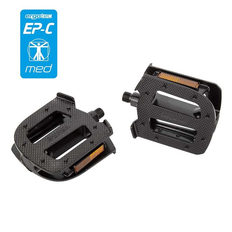 Ergotec pedals rothar lasta ep-cargo dubh dubh