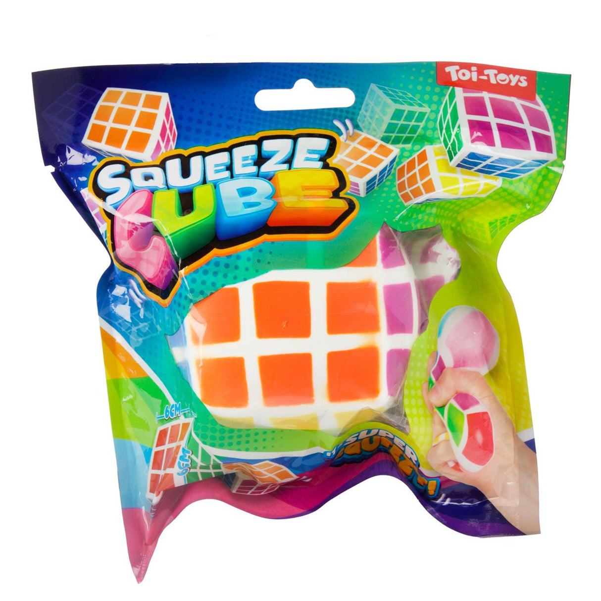 Toi-toys squeeze cube magic puzzle 6 cm | 6 pieces