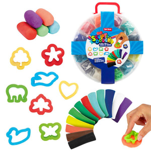 Toi-toys set argilla scolpita 20 pezzi