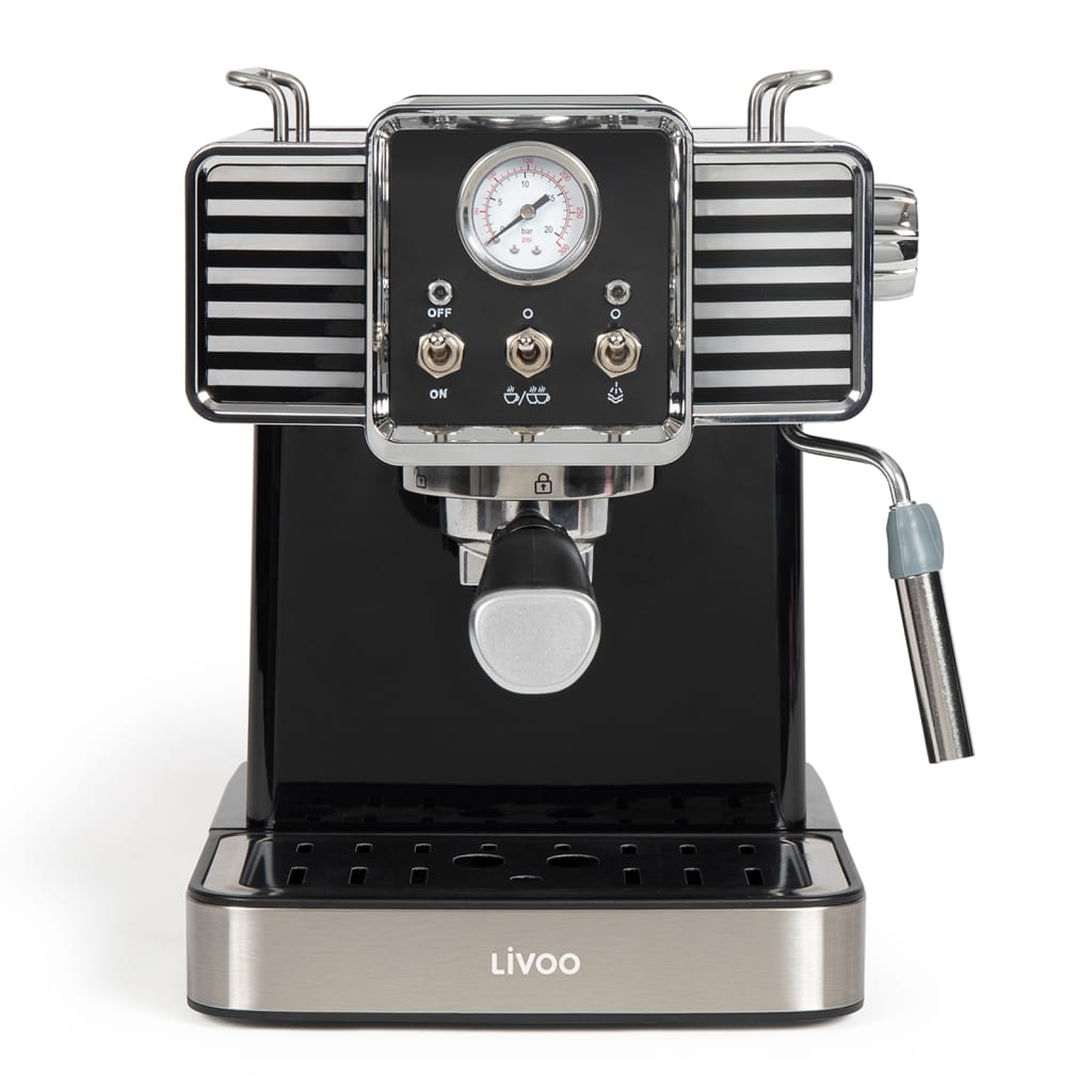 Livoo Livoo Espresso Macchina con latte Frother 1350 W 1,5 L nero