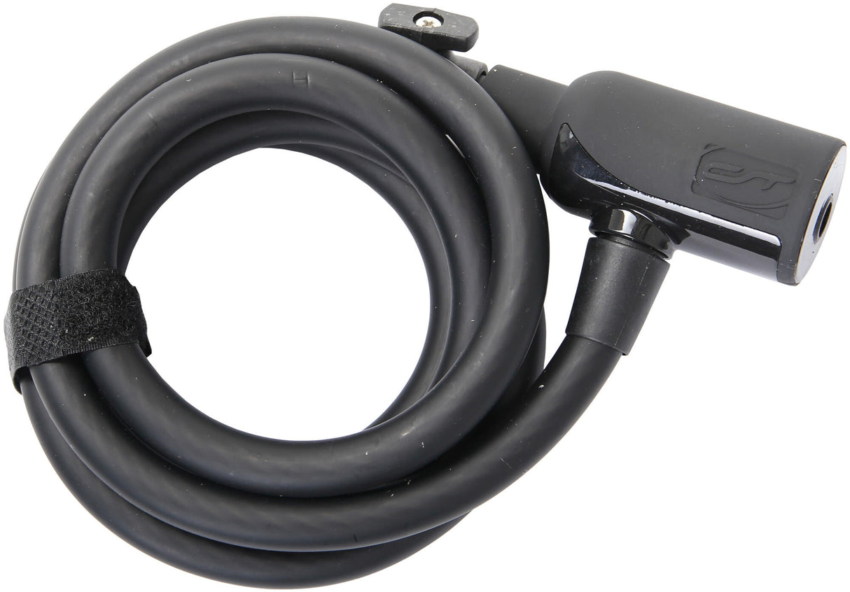 Contec spiral cable lock powerloc ct coil.cab.lock powerloc 12mm x 185cm black
