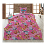 Paw patrol roze dekbedovertrek 140x200cm