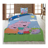 Peppa pig dekbedovertrek family - 140 x 200 cm