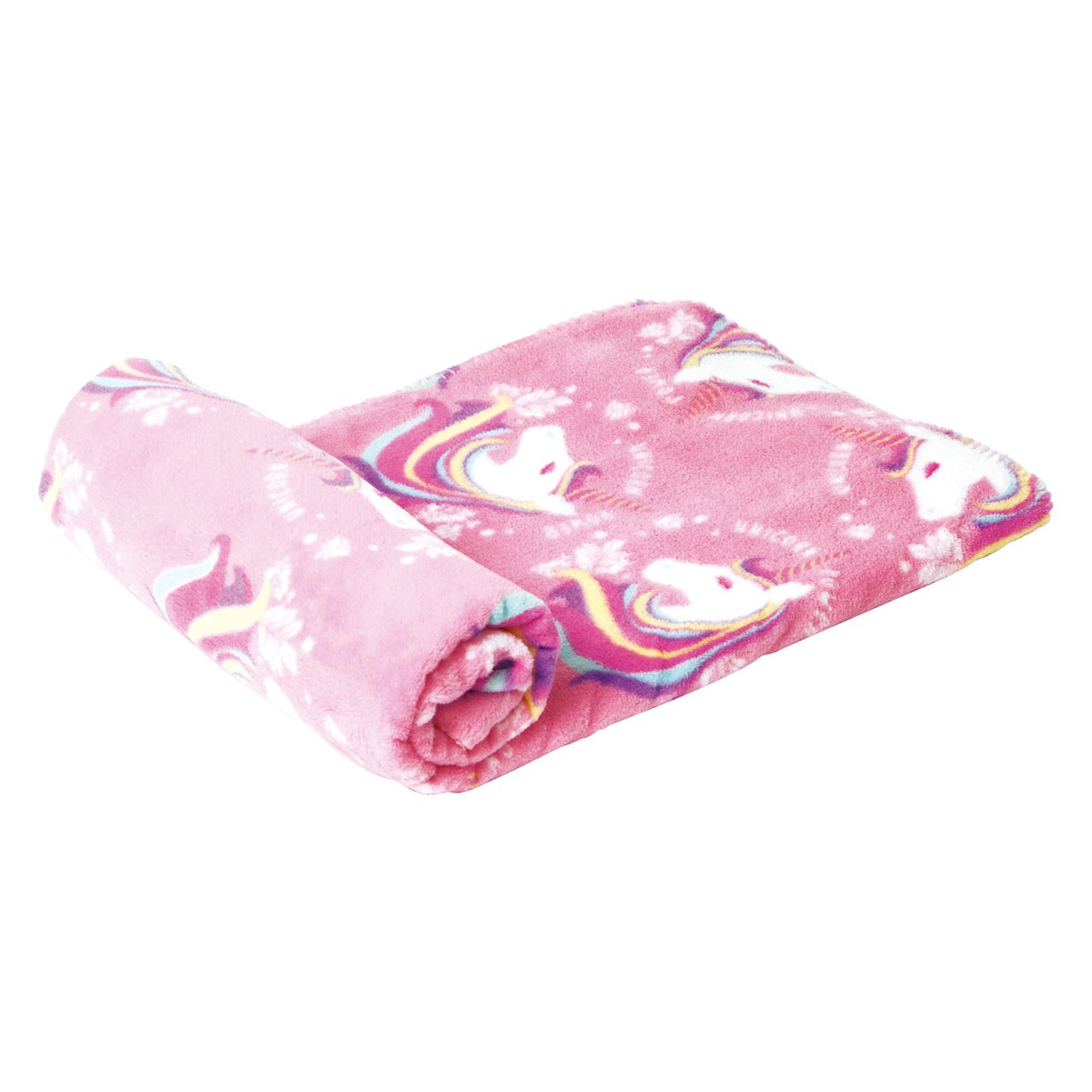 Fleece tæppe enhjørning