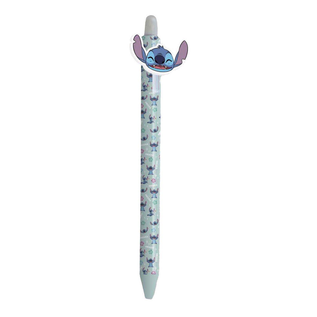Disney uitwisbare gelpen met topper stitch - groen