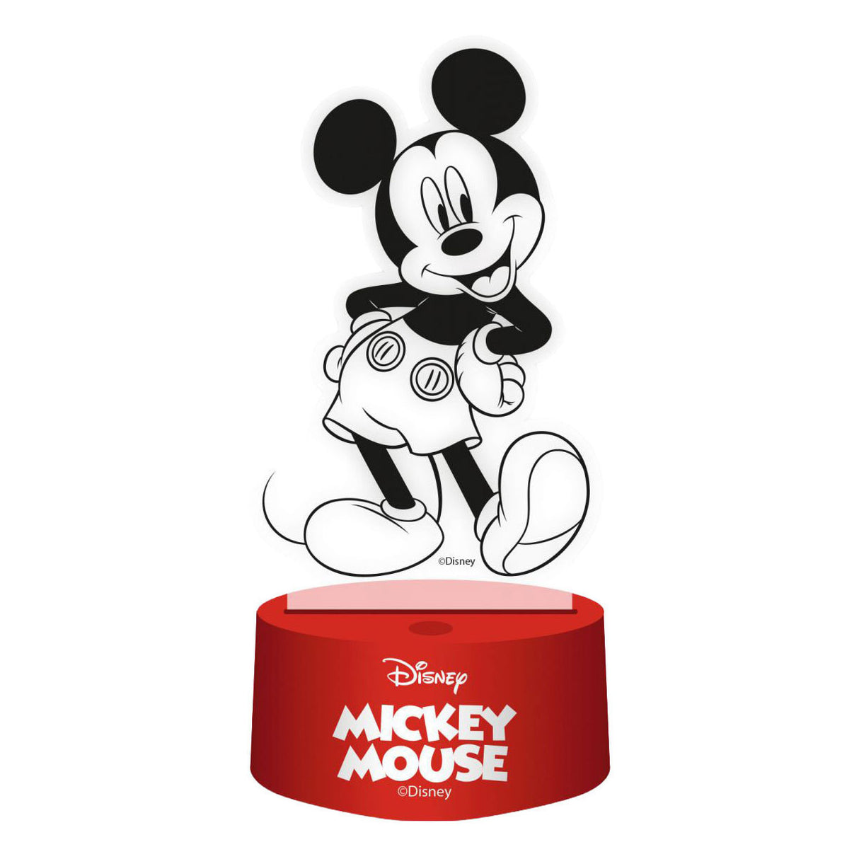 Mickey mouse 3d lamp met afstandbediening