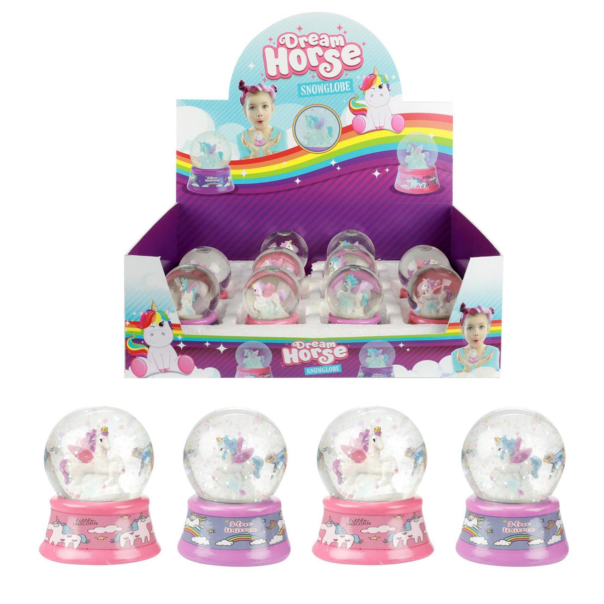Dream Horse Snow Bol Unicornio