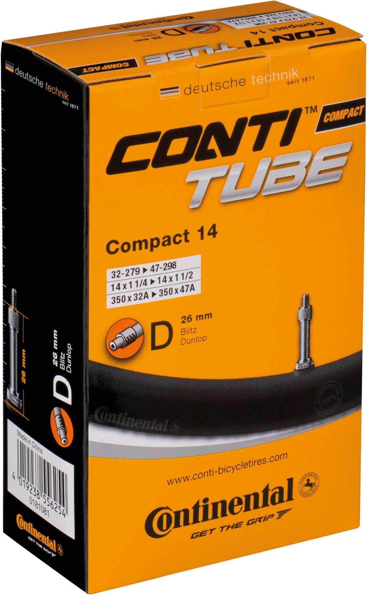 Continental binnenband compact 14