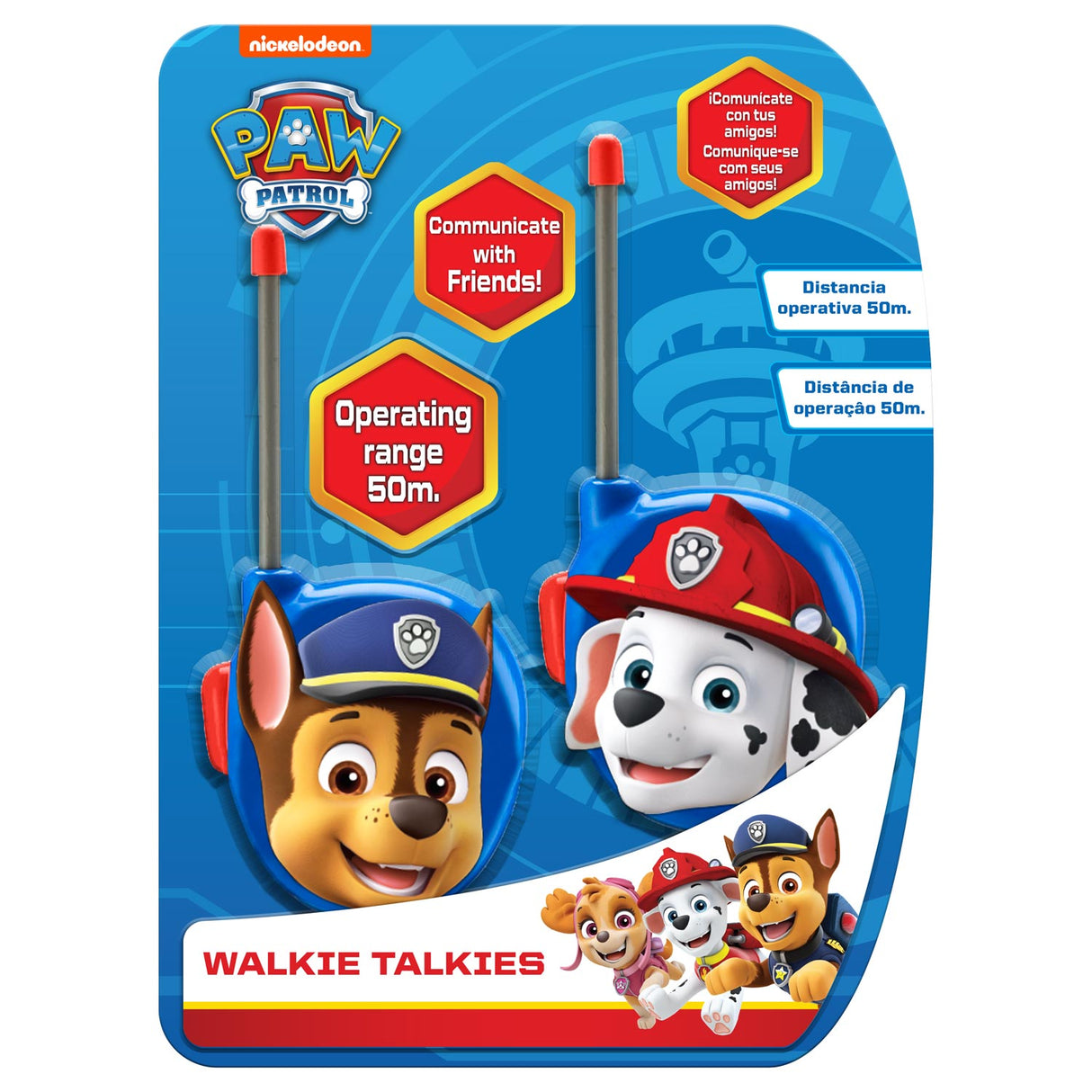 Kids Licensing Walkie Talkie Paw Patrol