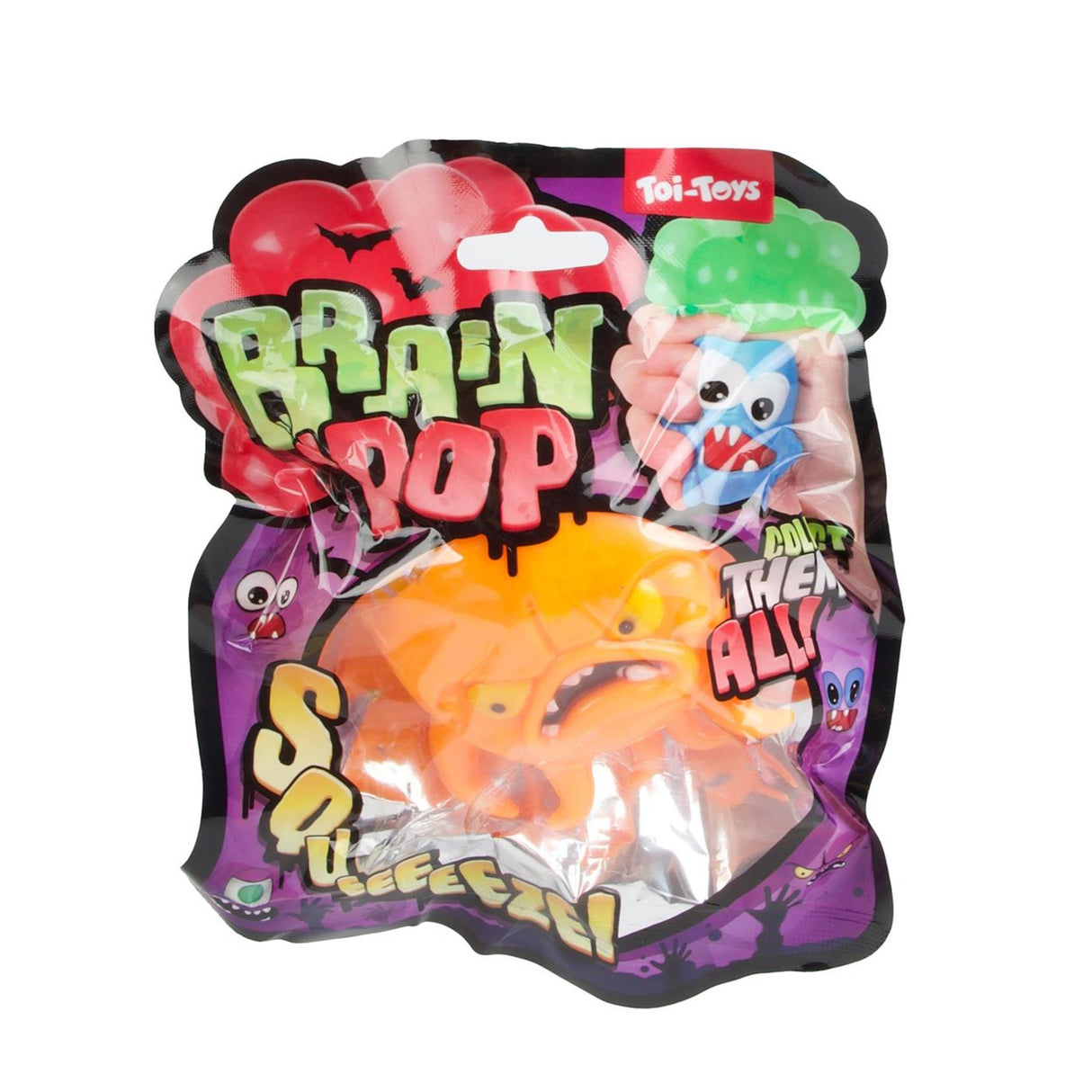 Toi-toys fun squeeze figure brain pop