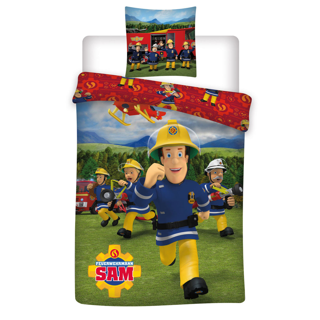 Firefighter Sam Duvet cover Fireman Sam