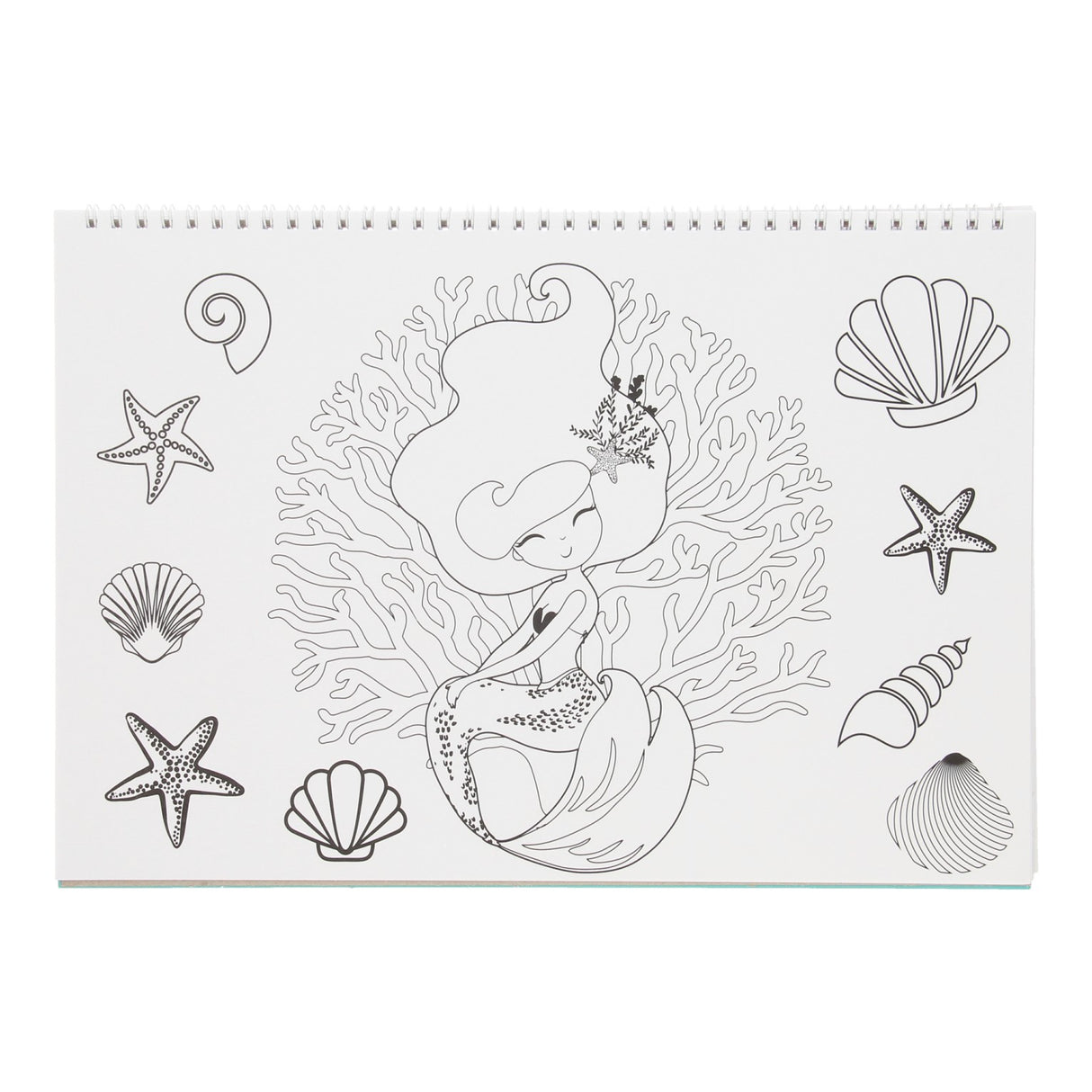 Sketch Block Mermaid con pegatinas